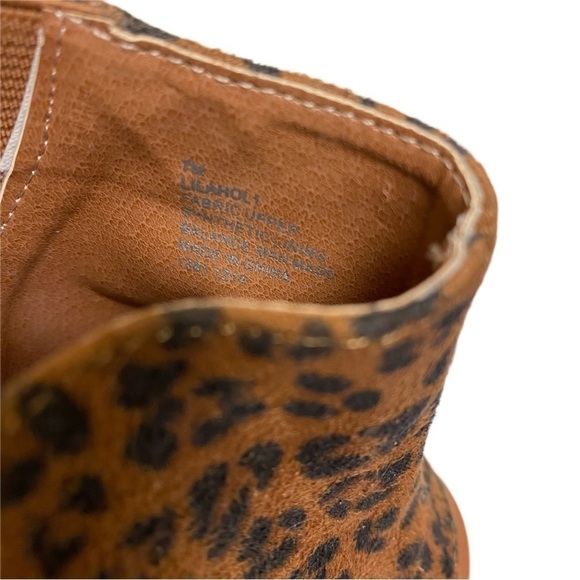 Nine West Wedge Sandals - Leopard Upper - Stretch Size 7 New - Picture 4 of 4